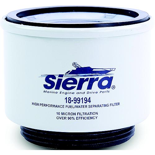 SIERRA, FUEL, WATER, SEPARATOR, FILTER, 2, MICRON, RATING, RACOR, R12S, 18-99194