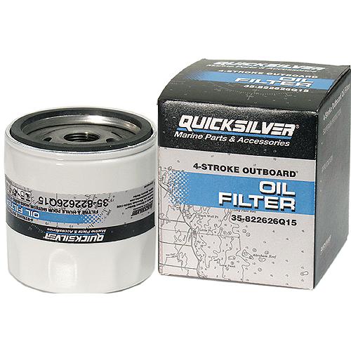 QUICKSILVER, OIL, FILTER, OUTBAORD, FOUR STROKE, 822626Q15