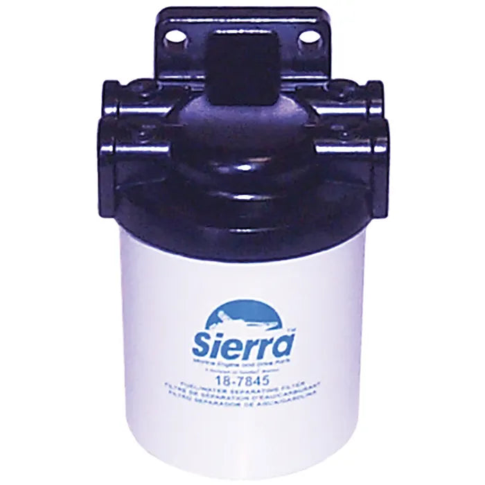 SIERRA, FUEL, WATER, SEPARATOR, KIT, 18-7775-1, Bracket (18-7775), Filter (18-7845) and 2 brass pipe plugs: 3/8" plug (18-4264), 1/4" plug; (18-4256)