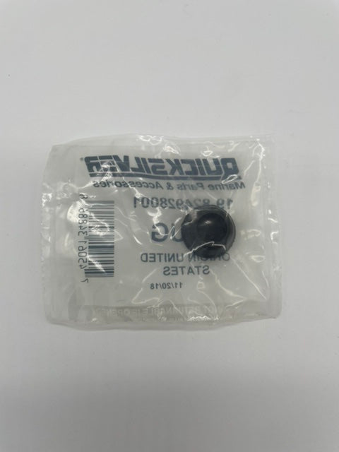QUICKSILVER DRIVE PLUG OUTBOARD STERNDRIVE CAP BLACK RUBBER PLASTIC