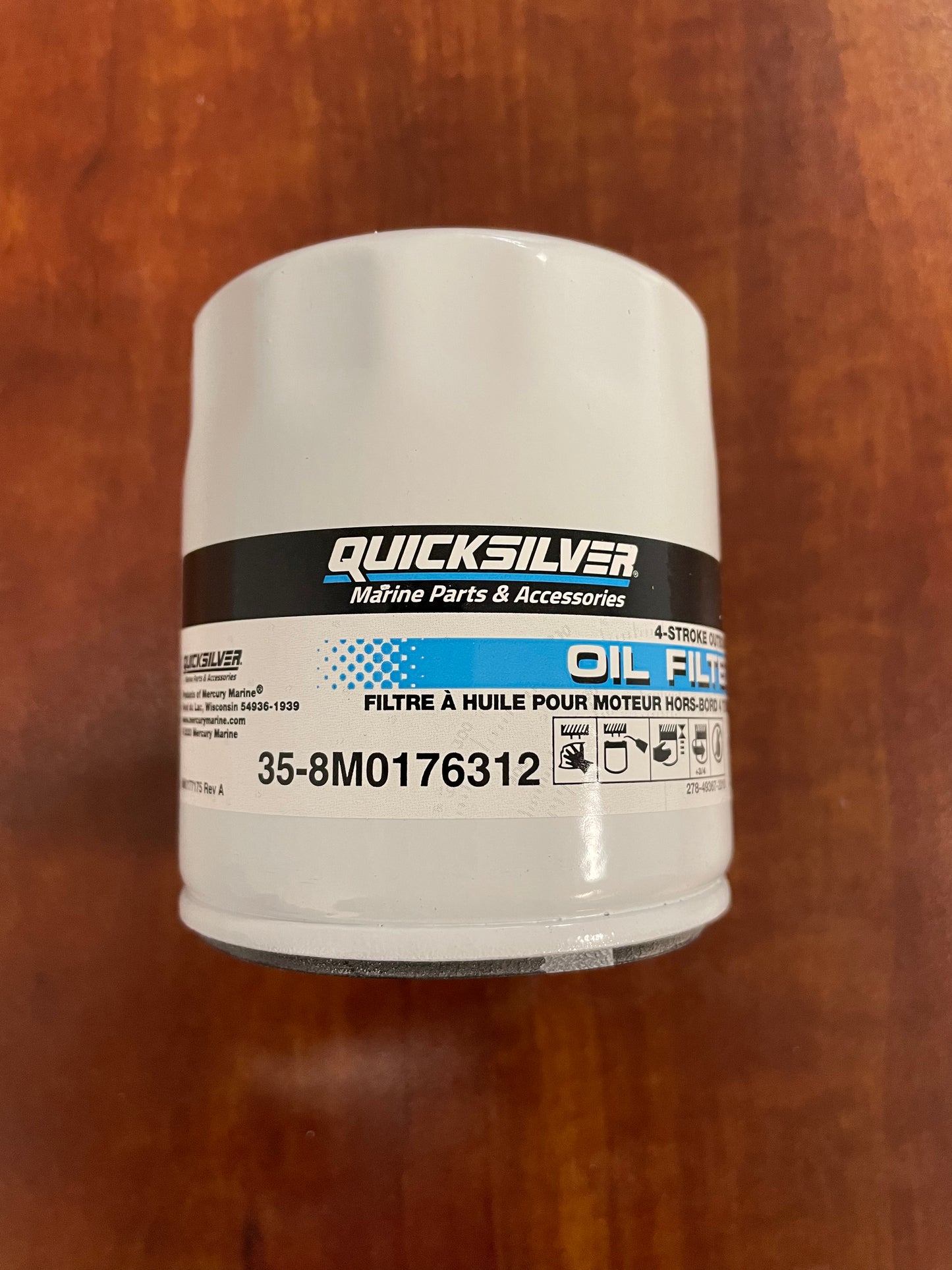 QUICKSILVER OIL FILTER 8M0176312
