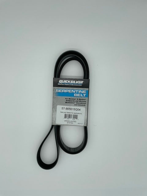 QUICKSILVER RUBBER SERPENTINE BELT MERCURY MERCRUISER INBOARD STERNDRIVE
