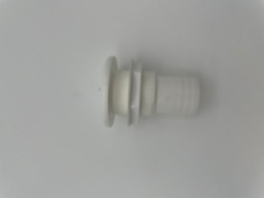 SEACHOICE THRU HULL WHITE PLASTIC 3 INCH MARINE
