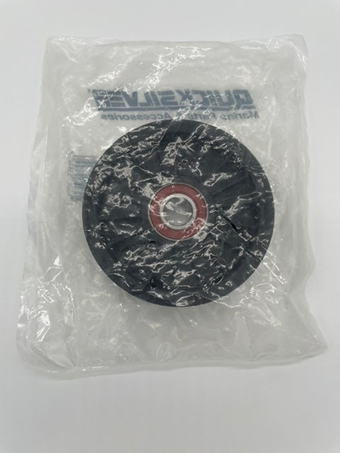 QUICKSILVER PULLEY IDLER 4 INCH RESIN PLASTIC BLACK STERNDRIVE INBOARD SERPENTINE BELT