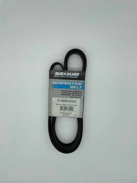 QUICKSILVER RUBBER SERPENTINE BELT MERCURY MERCRUISER INBOARD STERNDRIVE