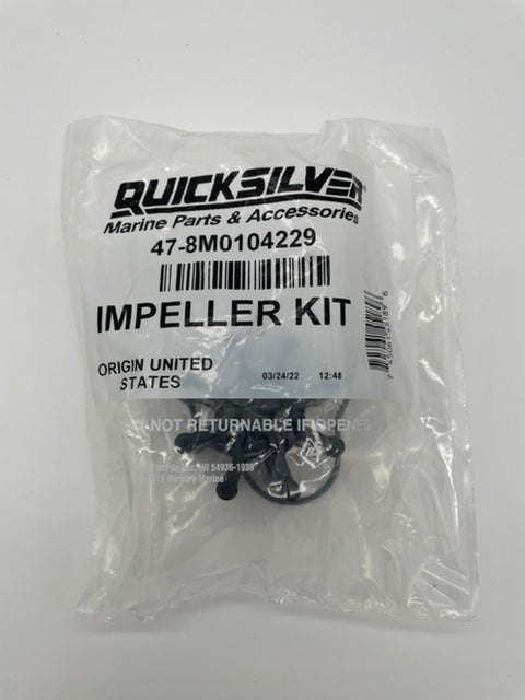 QUICKSILVER IMPELLER KIT GASKET SEA WATER PUMP RUBBER BLACK MERCRUISER MERCURY