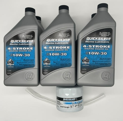 QUICKSILVER MERCURY OUTBOARD 150 HP OIL CHANGE KIT FILTER GASKET