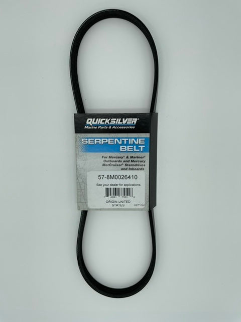 QUICKSILVER ALTERNATOR BELT MERCURY MERCRUISER SERPENTINE