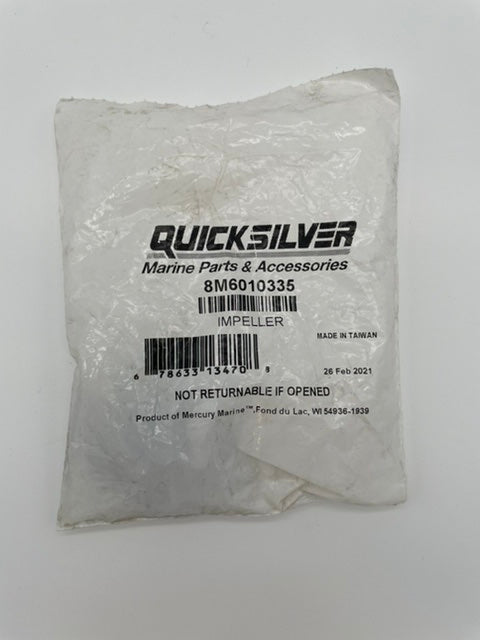 QUICKSILVER IMPELLER YAMAHA OUTBOARD RUBBER BLACK