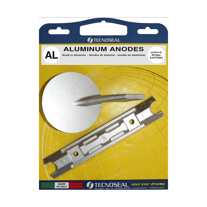 YAMAHA 60 75 90 HP ALUMINUM ANODE OUTBOARD 21100AL YAMAHA 688-45371-02A YAMAHA 6H1-45251-02A MARTYR CMY6090KITA QUICKSILVER 8M6007997 01104 01115 MADE IN ITALY HARDWARE TECNOSEAL
