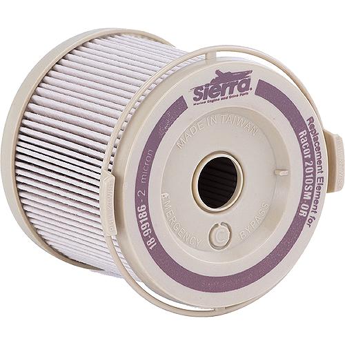 SIERRA, FUEL, WATER, SEPARATOR, FILTER, CARTRIDGE, 18-99186, 2, MICRON, RATING, RACOR, 2010SM-OR