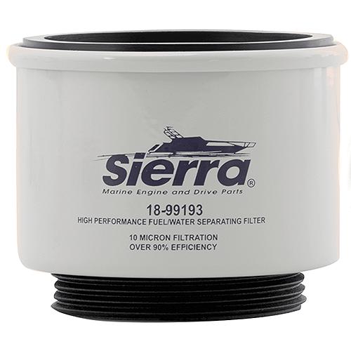 SIERRA, FUEL, WATER, SEPARATOR, FILTER, 10, MICRON, RATING, RACOR, R12TUL, 18-99193UL