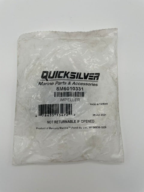 QUICKSILVER IMPELLER YAMAHA OUTBOARD RUBBER BLACK
