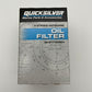 QUICKSILVER OIL FILTER MERCURY MERCRUISER OUTBOARD VERADO