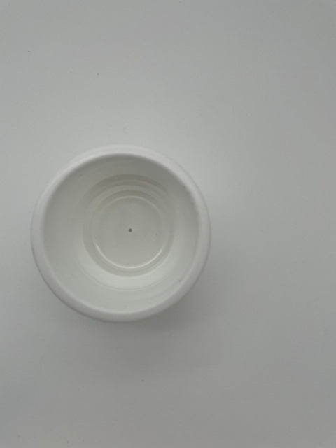 cup holder white recessed 3 inch plastic