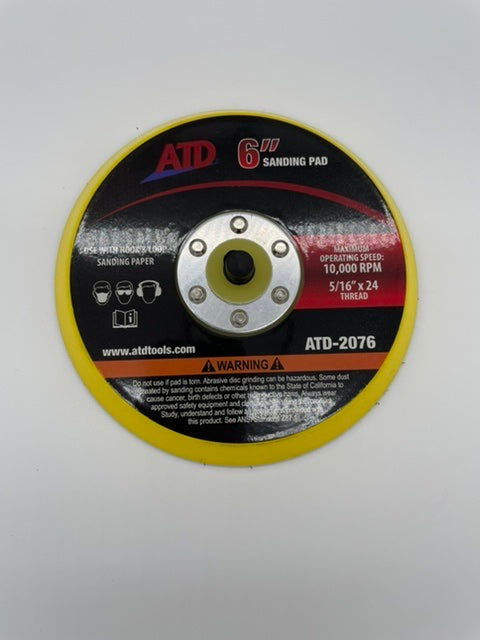 SANDING PAD ATD 6 INCH 