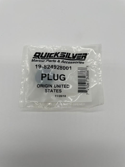 QUICKSILVER DRIVE PLUG OUTBOARD STERNDRIVE CAP BLACK RUBBER PLASTIC