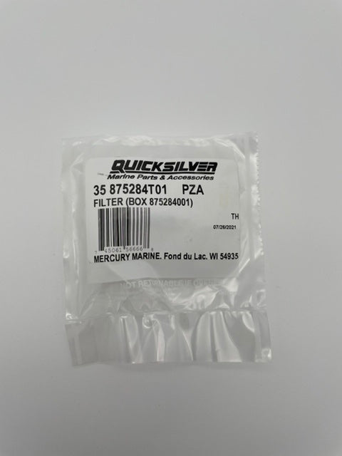 QUICKSILVER IN LINE OIL FILTER MERCURY MERCRUISER OUTBOARD OPTIMAX