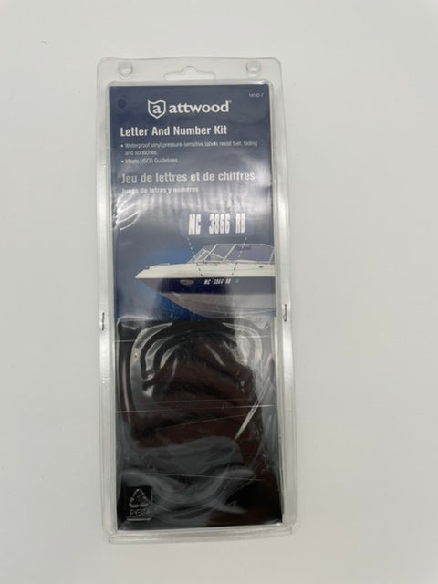 ATTWOOD LETTER NUMBER KIT 