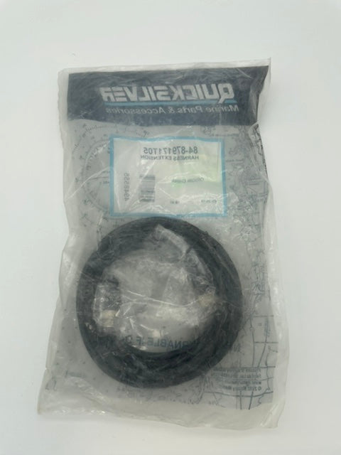 QUICKSILVER EXTENSION HARNESS 5 PIN BLACK 