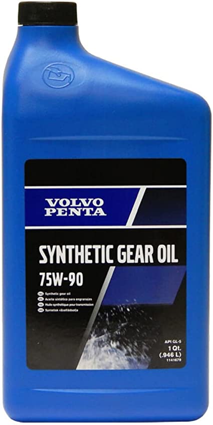 VOLVO PENTA GEAR OIL SYNTHETIC 75W90 MARINE QUART 32 OUNCES