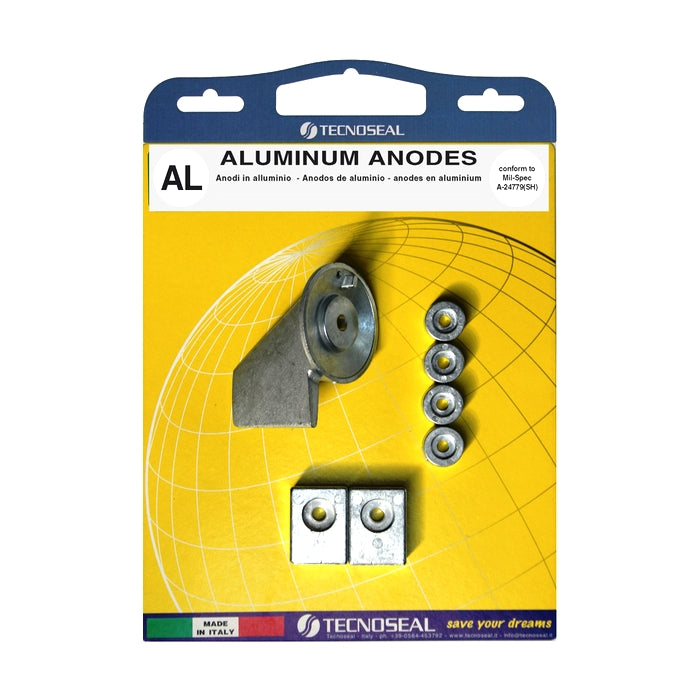 SUZUKI 40 50 HP ALUMINUM ANODE OUTBOARD 20910AL MADE IN ITALY TECNOSEAL 01204 01207 01213 SEACHOICE 95451 QUICKSILVER 8M6008005 MARTYR CMSZ4050KITA